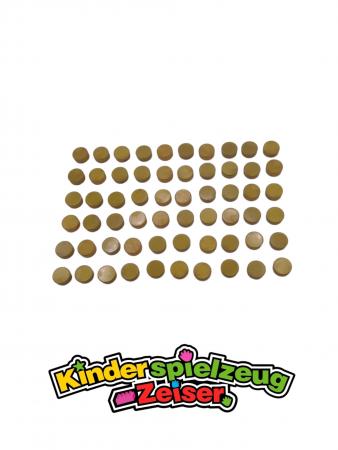 LEGO 60 x Fliese rund Kachel Rundfliese Pearl Gold Tile Round 1x1 98138