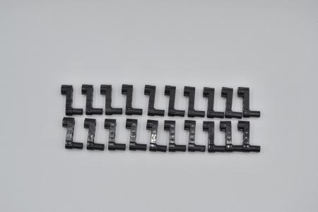 LEGO 20 x Kurbelverbinder schwarz Black Technic Liftarm Modified Crank 33299