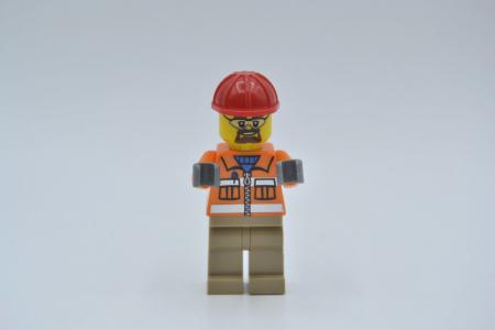 LEGO Figur Minifigur Minifigures Bauarbeiter Construction Worker cty0366 