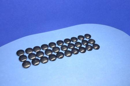 LEGO 30 x Rundplatte Gleiter schwarz Black Plate Round 2x2 Rounded Bottom 2654