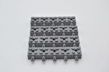 LEGO 20 x Stein neues dunkelgrau Dark Bluish Gray Brick 2x2 with Pin 6232 