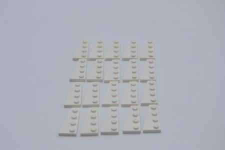 LEGO 20 x FlÃ¼gelplatte links weiÃŸ White Wedge Plate 4x2 Left 41770