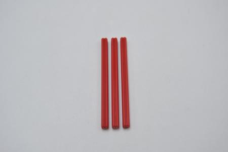 LEGO 3 x Kreuzstange 8 lang rot Red Technic Axle 8L 3707