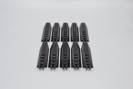 LEGO 10 x Propeller schwarz Black Hinge Plate 1x8 Rounded Plate Underside 30407