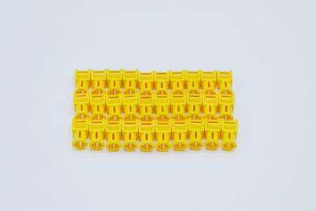 LEGO 30 x Achsverbinder gelb Yellow Technic Axle Connector with Axle Hole 32039