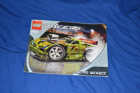 LEGO Set 8649 RACERS Nitro Menace mit Bauanleitung wie abgebildet | as shown