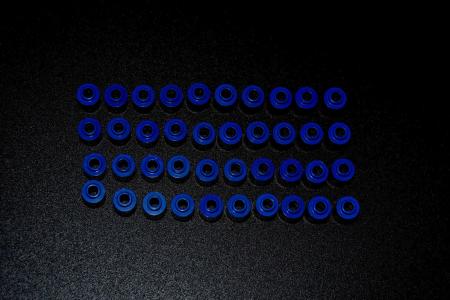 LEGO 40 x Stein offen rund blau Blue Brick Round 1x1 Open Stud 3062b