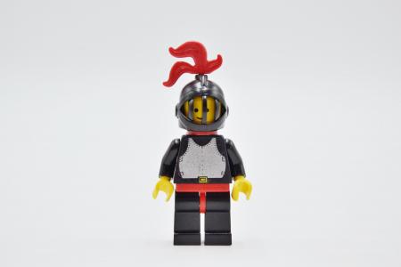 LEGO Figur Minifigur Minifigures Ritter Castle Breastplate Black cas175
