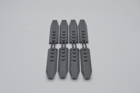 LEGO 8 x Propeller Rotor neues dunkelgrau Dark Bluish Gray Hinge Plate 1x3 30407