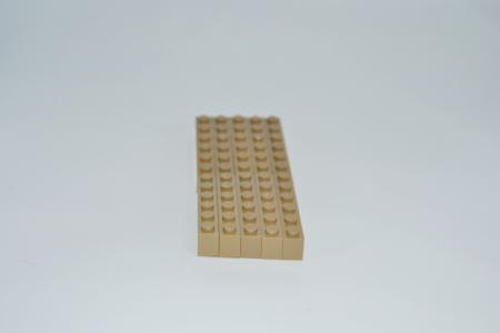 LEGO 10 x Basisstein Baustein dunkelbeige Dark Tan Basic Brick 1x6 3009