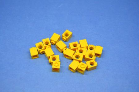 LEGO 20 x Lochstein Lochbalken gelb Yellow Technic Brick 1x1 with Hole 6541 