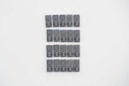 LEGO 20 x Scharnier neues dunkelgrau Dark Bluish Gray Hinge Plate 1x2 30383
