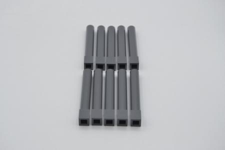 LEGO 10 x Pfeiler neues dunkelgrau Dark Bluish Gray Support 1x1x6 Solid 43888