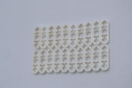 LEGO 20 x Liftarm weiÃŸ White Technic Liftarm Thin 1x3 Axle Holes 6632