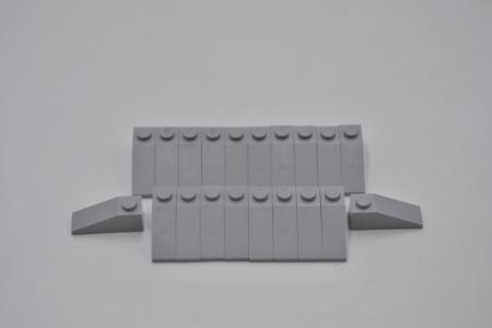 LEGO 20 x Dachstein SchrÃ¤gstein neuhell grau Light Bluish Gray Slope 33 3x1 4286