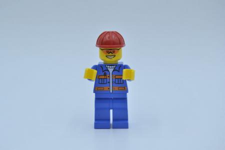 LEGO Figur Minifigur Straßenarbeiter Road Worker con010 aus Set 10683