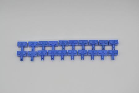 LEGO 20 x Technik Stein 1x2 mit Pin blau blue technic brick with pin 2458 245823