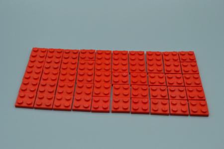 LEGO 50 x Basisplatte 2x2 rot red basic plate 3022 302221