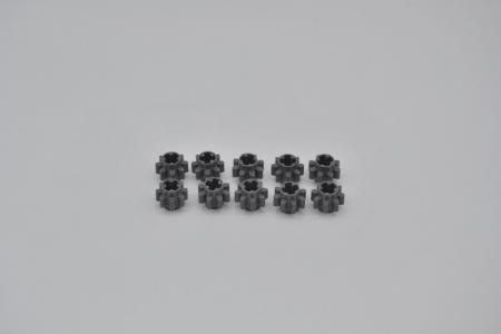 LEGO 10 x Technic Zahnrad 8Z neues dunkelgrau Dark Bluish Gray Gear 8 Tooth 3647