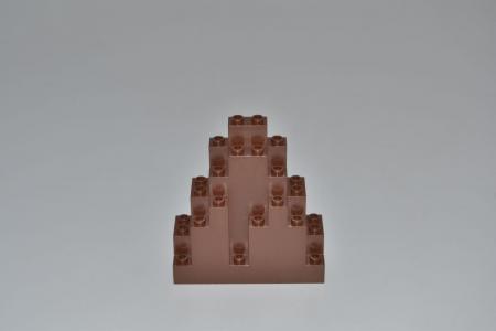 LEGO 1 x Fels Mauer rotbraun Reddish Brown Rock Panel 3x8x7 Triangular 6083