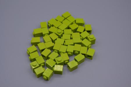 LEGO 50 x Basisstein Baustein Grundbaustein lindgrÃ¼n Lime Basic Brick 1x1 3005 