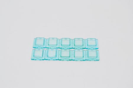 LEGO 10 x Scheibe transparent hellblau Trans-Light Blue Glass Window 1x2x2 4862