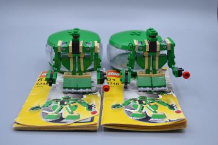 LEGO 2 x Set 4346 Make and Create Robots Robos mit Bauanleitung