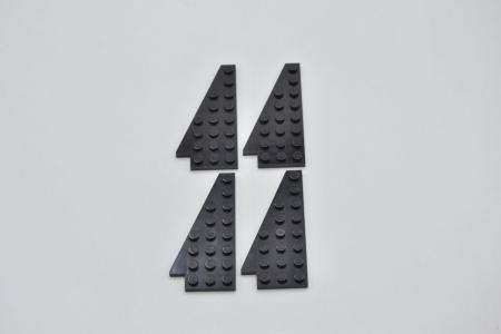 LEGO 4 x FlÃ¼gelplatte schwarz Black Wedge Plate 8x4 Wing Left 3933