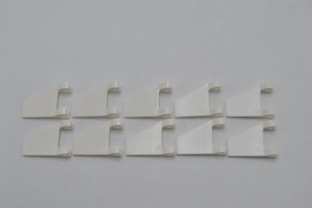 LEGO 10 x Flagge Fahne trapezform weiÃŸ White Flag 2x2 Trapezoid 44676