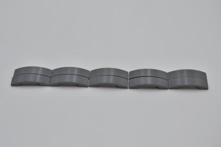 LEGO 10 x Bogen neues dunkelgrau Dark Bluish Gray Slope Curved 4x1 Double 93273