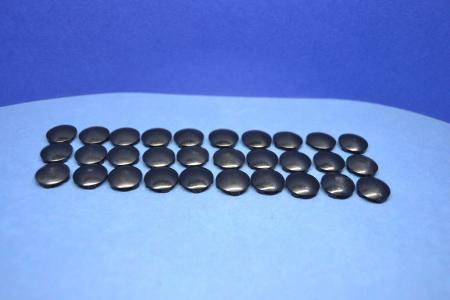 LEGO 30 x Rundplatte Gleiter schwarz Black Plate Round 2x2 Rounded Bottom 2654