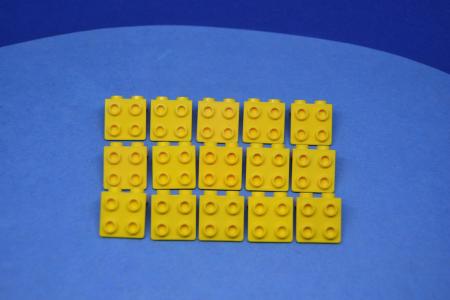 LEGO 15 x Winkel 90° 1x2 Winkelplatte gelb yellow angle plate 44728 4277925