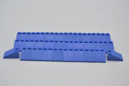 LEGO 30 x Dachstein SchrÃ¤gstein Dachziegel blau Blue Slope 33 3x2 3298