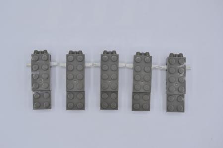LEGO 5 x Motor alt dunkelgrau Dark Gray Pullback Motor 6x2x1 2/3 41861c01