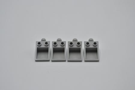 LEGO 4 x Baggerschaufel althell grau Light Gray 3x2 Hollow with Tow Ball 4089