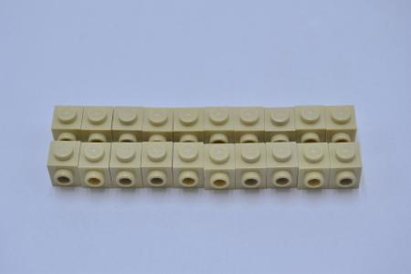 LEGO 20 x Headlight beige Tan Brick Modified 1x1 with Stud on 1 Side 87087