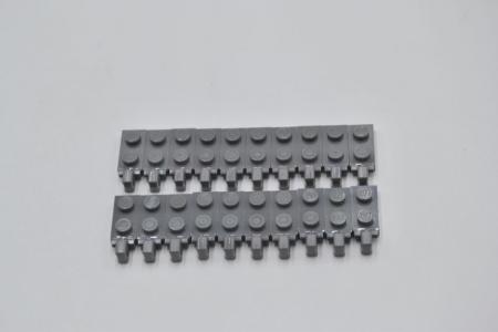 LEGO 20 x Schanier neues dunkelgrau Dark Bluish Gray Hinge Plate 1x2 44301b