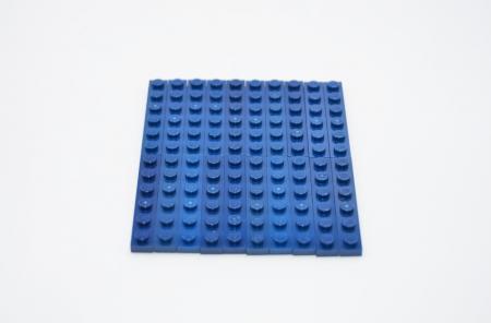 LEGO 20 x Basisplatte dunkel blau Dark Blue Basic Plate 1x6 3666 4508313