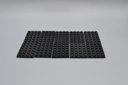 LEGO 10 x Basisplatte Bauplatte Grundplatte schwarz Black Basic Plate 3032