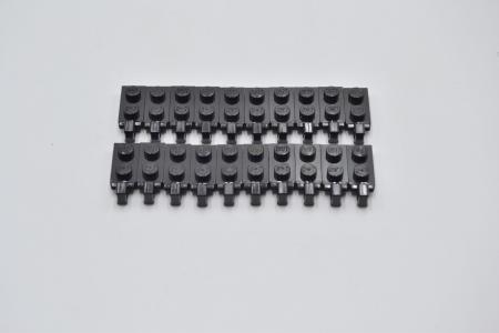 LEGO 20 x Gelenkfinger schwarz Black Hinge Plate 1x2 Locking with 1 Finger 44301