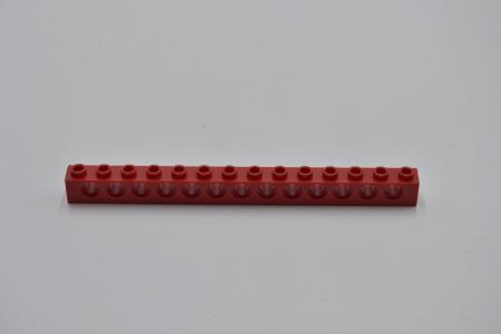 LEGO Lochstein Lochbalken rot Red Technic Brick 1x14 with Holes 32018 4173800