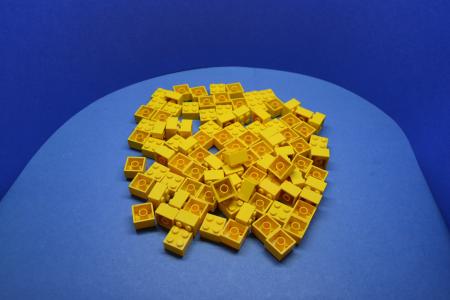LEGO 100 x Basisstein Grundstein Baustein gelb Yellow Basic Brick 2x2 3003
