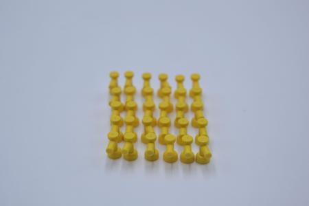 LEGO 30 x Wasserhahn Hebel gelb Yellow Tap 1x1 without Hole in Nozzle End 4599b