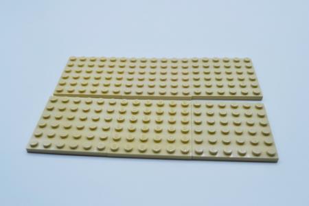 LEGO 6 x Basisplatte 6x6 beige tan basic plate 3958 4125217