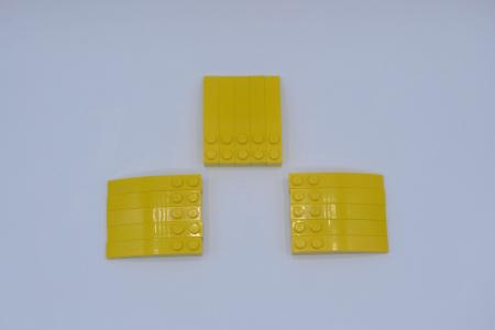 LEGO 15 x Bogenstein Dachstein gebogen gelb Yellow Slope Curved 6x1 42022