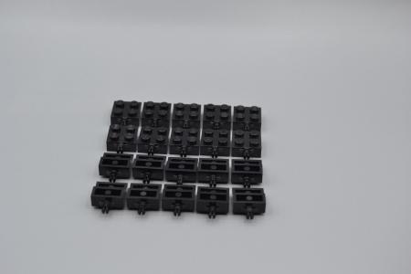 LEGO 20 x halbe Achse 2x2 schwarz black bearing element 4488 448826