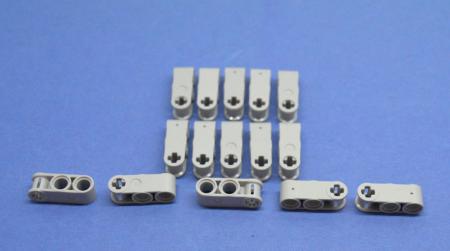 LEGO 15 x Verbinder neuhell grau Light Bluish Gray Technic Pin Connector 42003