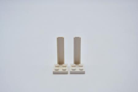 LEGO 2 x StÃ¼tze Winkelplatte weiÃŸ White Bracket 2x2-1x4 2422