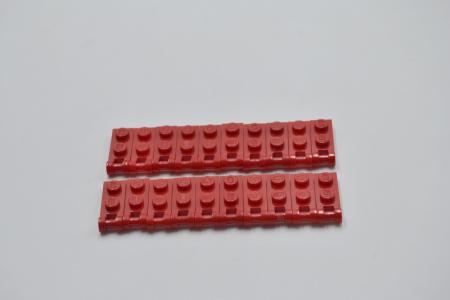 LEGO 20 x Scharnierplatte rot Red Plate Modified 1x2 Bar Handle on End 60478