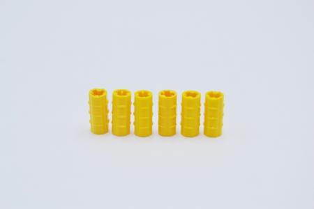 LEGO 6 x Technic Verbinder HÃ¼lse gelb Yellow Technic Axle Connector 2L 6538b